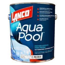 Pintura látex Aqua Pool azul caribe mate 3.78 L (1 galón) Lanco