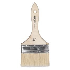 Brocha cerda combinada 10.16 cm (4") mango madera