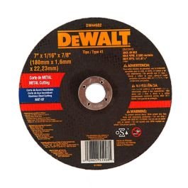 Disco de corte metal 177 x 1.59 x 22.23 mm (7" x 1 en Comasagua