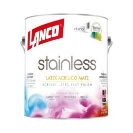 Pintura látex Stainless deep mate 3.78 L (1 gal) Lanco