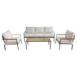 Set de jardín 4 piezas sillón triple + dos sillone en Concepción Batres