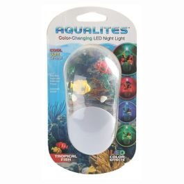 Lámpara led veladora acuario de mesa moderna transparen en Yayantique