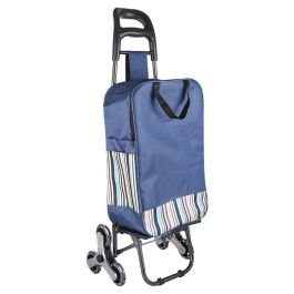 Carro de mercado para gradas hierro y tela soporta hasta 30 kg