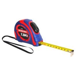 Cinta métrica 7.5 m carcasa bimaterial auto bloqueo WORKPRO