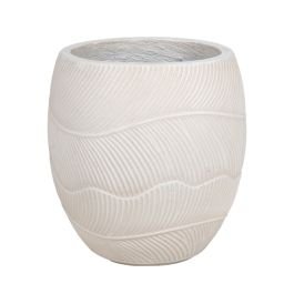 Maceta de piso fibra - cemento (26.5 x 26.5 x 28)  en Apopa