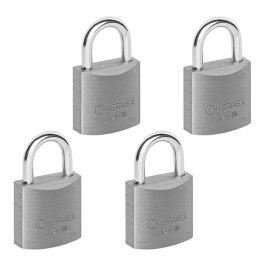 4 pack candado 38 mm de hierro Hermex