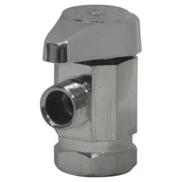 Llave de control latón angular 1/4 de vuelta 12.7 x 9.52 mm (1/2" x 3/8") Coflex
