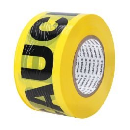 Cinta barricada precaución 300 m en Nahuizalco