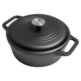 Olla holandesa 3.8 L 25.5 cm de hierro fundido precurad en Santa María Ostuma