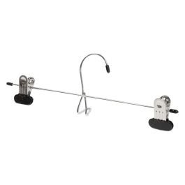 Set 3 ganchos para ropa hierro con clip Basic Living