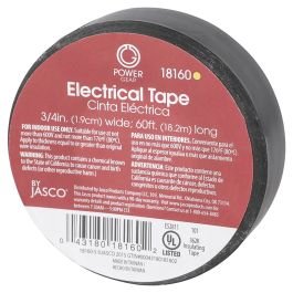 Cinta eléctrica 1.87 cm x 18 m negra en San José La Fuente