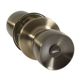 Pomo sin llave york para baño latón antiguo Yale