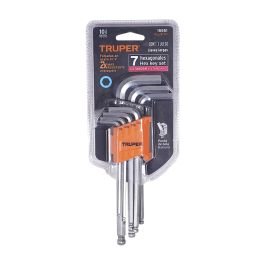 Juego 7 llaves allen std punta bola con organizador Tru en Acajutla