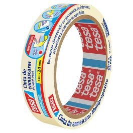 Cinta de enmascarar 2.54 cm x 25 m  (1") beige en Osicala