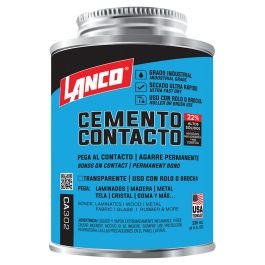 Cemento contacto interior y exterior 237 mL (8 oz) Lanc en Izalco