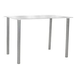 Mesa de vidrio templada blanca (110 x 70 x 75) cm en Tecoluca