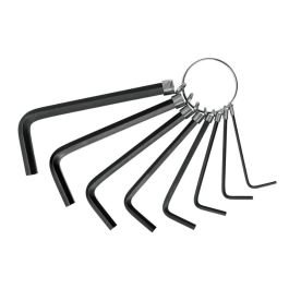 Juego de 8 llaves allen milimétrica Pretul