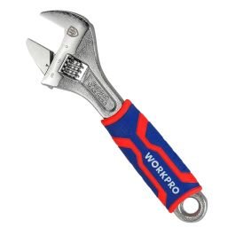 Llave ajustable 6" mango bimaterial Workpro