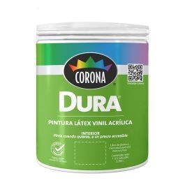 Pintura látex Dura azul medio 3.78 L (1 gal) Corona