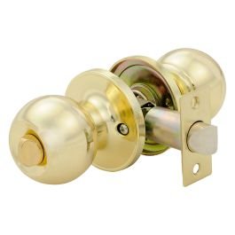 Pomo sin llave Bolton para baño dorado Fanal