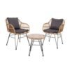 Set para jardín bistró 3 piezas beige Basic Living en Bolívar