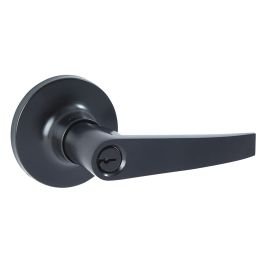Manija con llave Cannes para dormitorio negro mate Fanal