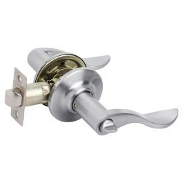 Manija sin llave aston para baño cromo satinado