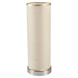 Lámpara de mesa beige 1 luz e27 03264