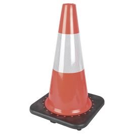 Cono flexible 45 cm con cinta reflectiva Majic
