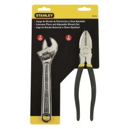 Set alicate electricista 20.32 cm (8") y llave ajustabl