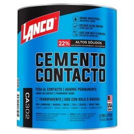 Cemento contacto interior y exterior 3.78 L (1gal) Lanc