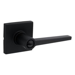 Manija con llave daylon para dormitorio negro mate