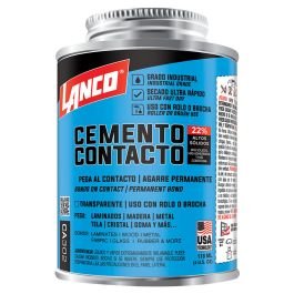 Cemento contacto interior y exterior 118 mL (4 oz) Lanc