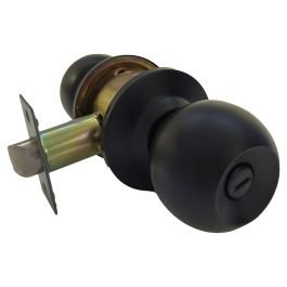 Pomo con llave cerradura y pestillo acero inoxidable ne