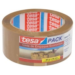 Cinta adhesiva de empaque 4.8 cm x 90 m (2") café Tesa
