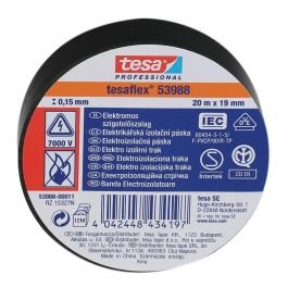 Cinta eléctrica Tesaflex 19.05 mm (3/4") 20 m negro cer
