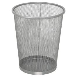 Papelera redonda hierro 10 L Basic Living