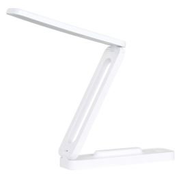 Lámpara de mesa blanca 1 luz batería 34296