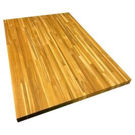 Tope teca para mesa (4.5 x 80 x 160) cm