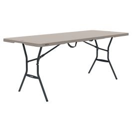 Mesa plegable rectangular beige (76.2 x 183 x 73.6) cm Lifetime