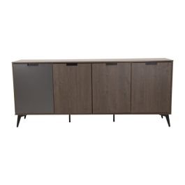 Mesa para TV con gavetero nogal