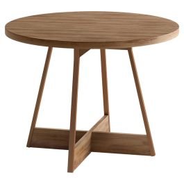 Mesa redonda rosé (76.5 x 100) cm