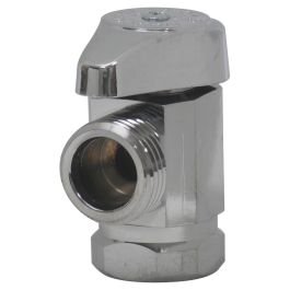 Llave de control latón angular de pared 1/4 de vuelta 1