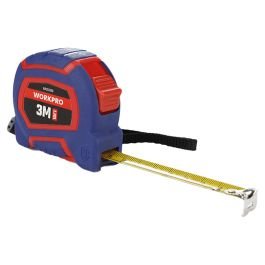 Cinta métrica 3 m carcasa bimaterial cubierta nylon WOR