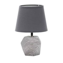 Lámpara de mesa moderna gris 1 luz e27 BC460