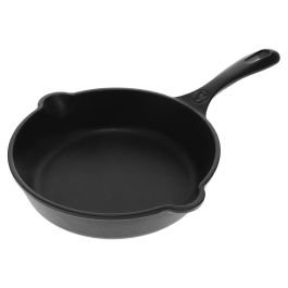 Sartén 20 cm de hierro fundido precurado negro Victoria