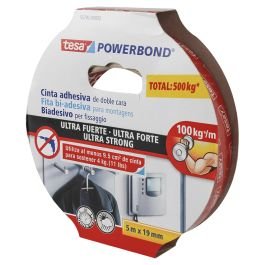 Cinta doble cara extra peso 19 mm x 5 m blanco (3/4")