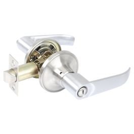 Manija sin llave para baño acero inoxidable satinado