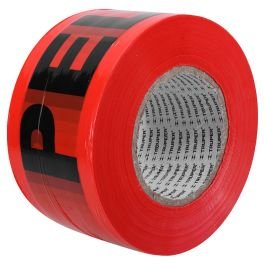 Rollo de cinta de demarcación "Peligro" 305 m amarillo